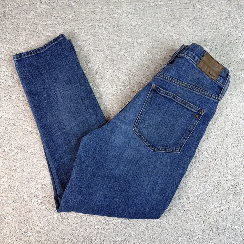 Women's Madewell Size 25 The Perfect Vintage Crop Jean High Rise Button‎ Fly